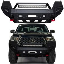 Vijay Fit 2016-2023 3rd Gen Tacoma Black Front Bumper with LED lights picture