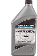Quicksilver by Mercury Marine 858064Q01 SAE 90 High Performance Gear Lube, 32 oz picture