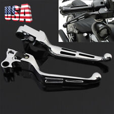 2x Chrome Hand Levers Clutch Brake Lever For Harley Sportster XL Glide Softail picture