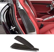 Real Carbon Fiber Interior Seat Side Trim Panel Sticker for Porsche 718 911 picture