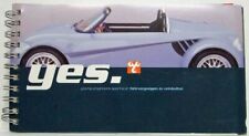 1999-2000 YES Roadster Spiral Bound Sales Booklet - German Text picture