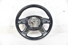 💎 2012-2017 AUDI A6 S6 S7 A7 RS7 STEERING WHEEL HEATED BLACK LEATHER OEM picture