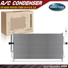 AC Condenser w/ Receiver Drier for Nissan Frontier Xterra 2003-2004 2.4L 3.3L picture