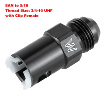 8AN -8AN Fuel Adapter Fitting to 5/16 GM Quick Connect w/Clip LS Female Aluminum picture