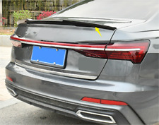 For 2019-2023 Audi A6 C8 Sedan 4-Door Rear Trunk Spoiler Wing Carbon Fiber picture
