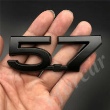 Metal Matte Black 5.7 V8 Car Trunk Emblem Decal Sticker Badges Land Cruiser VXR picture