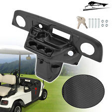 Carbon Fiber Dash Cover with Radio/Speaker Cutout For EZGO TXT 96-13 ABS Plastic picture