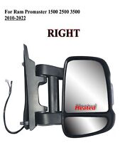 Passenger Right Side Long Arm Door Mirror for 2010-2022 RAM Promaster picture