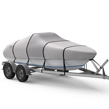 1200D Trailerable Boat Cover 17'-19' Waterproof Heavy Duty Fits V-Hull Fish &Ski picture