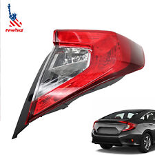 Passenger Right Side For 16-21 Honda Civic Outer Tail light Rear Lamp W/O Bulb picture