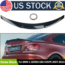For 07-2013 BMW E82 1 Series Coupe Glossy Black Rear Trunk Spoiler Wing M4 Style picture