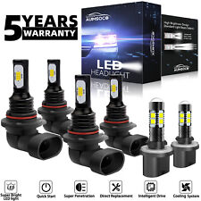 For Chevy Suburban 1500 2500 2000-2006 6Pcs Combo LED Headlights + Fog Bulbs Kit picture