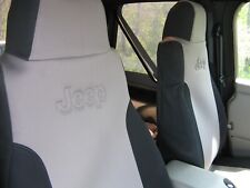 RARE NOS 1997 - 2002 Jeep Wrangler OEM Neoprene Front Seat Cover Set  Mopar NEW picture