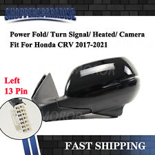For Honda CRV 2017-2021 Left Driver View Mirror Camera Black 13 Wires Power Fold picture