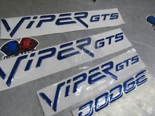 1996-2002 Dodge Viper GTS hood & bumper emblem set 4 pc ALL COLOR OE NEW RARE picture
