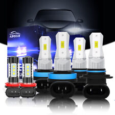 For Mitsubishi RVR GT Sport Utility 2011-2019 LED Headlight Fog Light Bulbs Kit picture