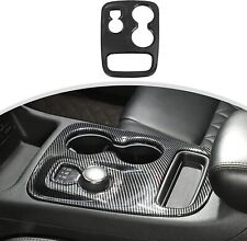 Carbon Fiber Gear Shift Panel Cover Trim for Dodge Durango 2014-2017 Accessories picture