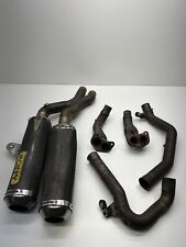 05-06 DUCATI MONSTER S4R S2R ARROW EXHAUST MUFFLER PIPE HEADER SYSTEM DAMAGED picture