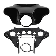 Black ABS Plastic Batwing Inner Outer Fairing For Harley Touring FLHT FLHX 96-13 picture