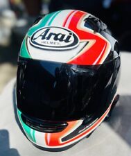 Vintage Arai Profile 2005 Italian Racing Flag Full Face Helmet Size L / Sena picture