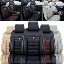 For BMW Car Seat Covers 5 Seat Full Set Leather Front Rear Cushion Protectors picture