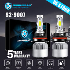 2x 9007 HB5 LED Headlight Bulbs High Low Beam 1000000LM Super Bright White Lamp picture