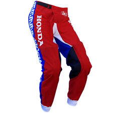 New 2023 JT Racing Honda Authentic Licensed Motocross Pant Red/ Blue Made in USA picture