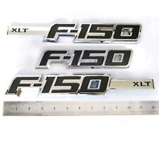 2x F-1-5-0 Badge Fender Emblems F 3D Rear fits F-1-5-0 XLT 9L3Z16720CB (Chrome) picture
