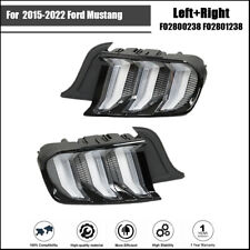 Tail Light Assembly For 2015-2022 Ford Mustang Pair Set Right+Left Rear Side LED picture