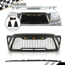 Black ABS Plastic Mesh Grill Front Bumper Grille For Tacoma 2005-2011 2.7L/4.0L picture