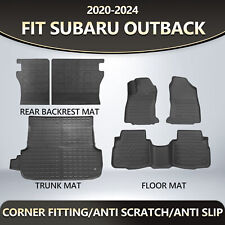 Floor Mats Cargo Liner Trunks Mats Backrest Mat for 2020~2024 Subaru Outback picture