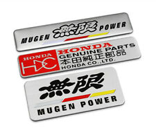 Brushed Aluminum 3D MUGEN Car Sticker Badge Auto Decal Tailgate Emblem For Honda picture
