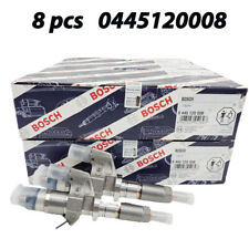 8X Bosch 0445120008 Fuel Injectors Fits For 2001 2002 2003 2004 6.6L Duramax LB7 picture