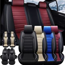 For Honda CR-V CRV 5 Seat Full Set Car Seat Covers Leather Front Rear Protectors picture
