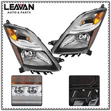 For 2006-2009 Toyota Prius Headlights Headlamp Black Factory Style Halogen LH&RH picture