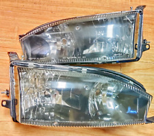 1992-1994 Toyota Camry XV10 DEPO JDM Black Headlight Set Pair - Great Condition picture