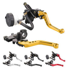 2pcs Brake Clutch Levers Master Cylinder Reservoir For Yamaha YZF R1 R6 YZF600R picture