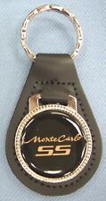 Retro Black Chevrolet MONTE CARLO SS Black Leather #3289 Chrome Key Ring Chevy picture