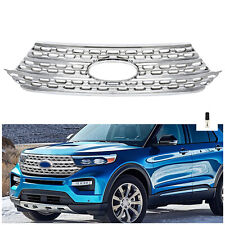 For Ford Explorer 2020-24 Chrome Grille Cover Grill Overlay Trim XLT BASE Only picture