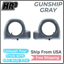 Lower Vented Fairing Speaker Pod Fit For Harley Road Glide 14-23 19 Gunship Gray picture