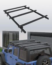 4PACK Roof Rack Cargo Carrier Tent Rack Fit for 2018-2024 Jeep Wrangler JL 4Door picture