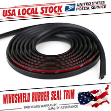 Universal 300cm 10Ft Car Front Windshield Wiper Panel Hood Rubber Seal Strip picture