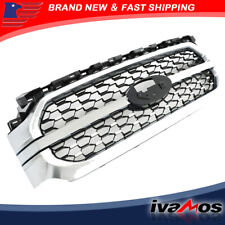 New Front Upper Bumper Grill Grille Assembly Chrome+Silver For 21 thru 23 Ford picture
