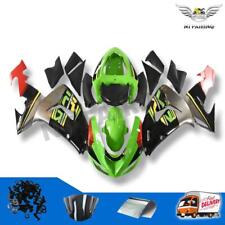 WOO Injection Green Black Plastic Fairing Fit for Kawasaki ZX10R 2006 2007 b046 picture