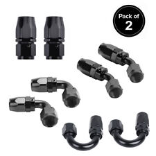 2Pcs AN6/AN8/AN10/AN12 Swivel Hose End Fitting Adapter Oil/Fuel/Gas Hose Line picture