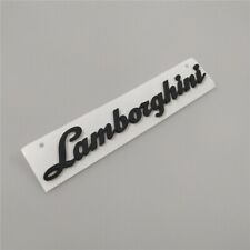 Genuine Lamborghini Gallardo Huracan Rear Script Emblem Matte Black NEW picture