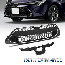 For 2020 2021 2022 Toyota Corolla LE XLE Front Bumper Upper & Lower Grille Set picture