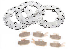 2008-2012 Can-Am Renegade 500 Front & Rear RipTide Brake Rotors & Brake Pads picture