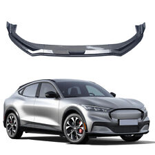 For Ford Mustang Mach-E Front Bumper Lip 2021-2023 Splitter Carbon Fiber Style picture