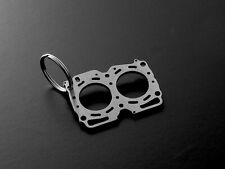 Keychain Cylinder head gasket for Subaru EJ - stainless steel brushed picture